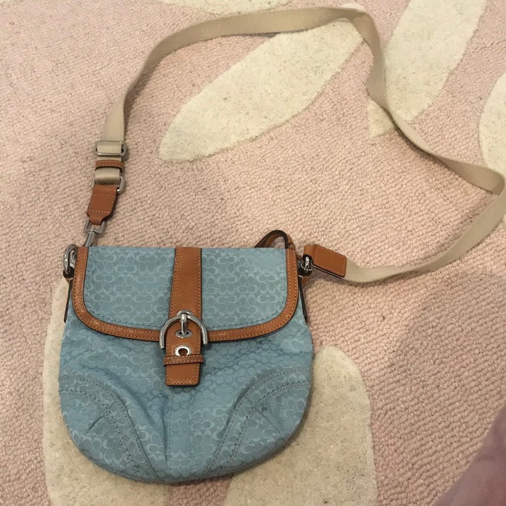 Brand NEW blue coach purse